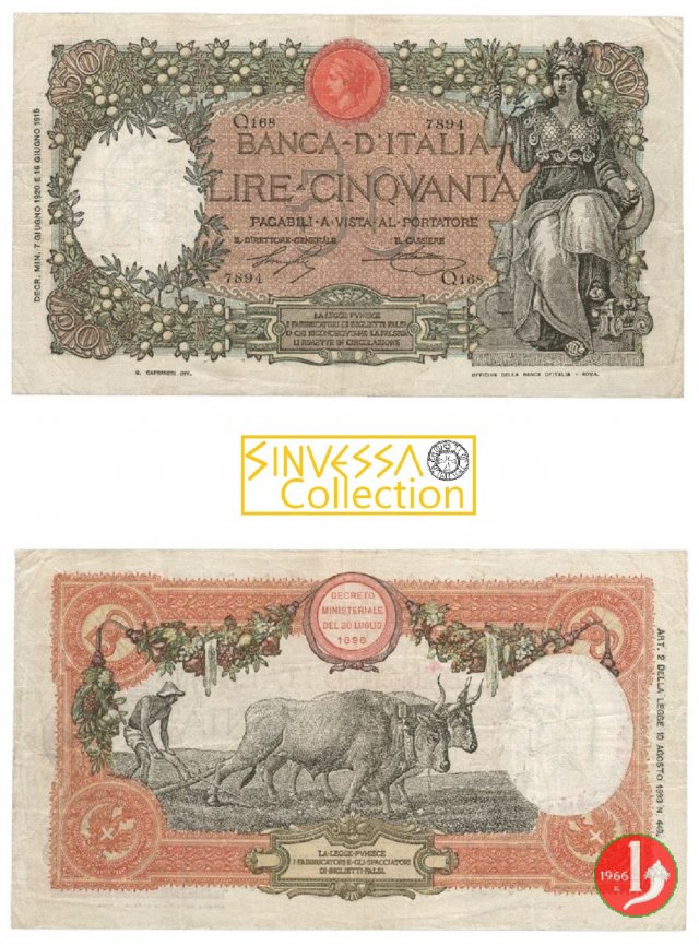 50 lire Buoi 1920