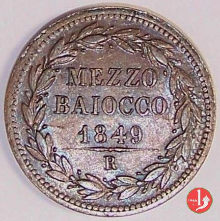 1/2 baiocco 1849 (Roma)