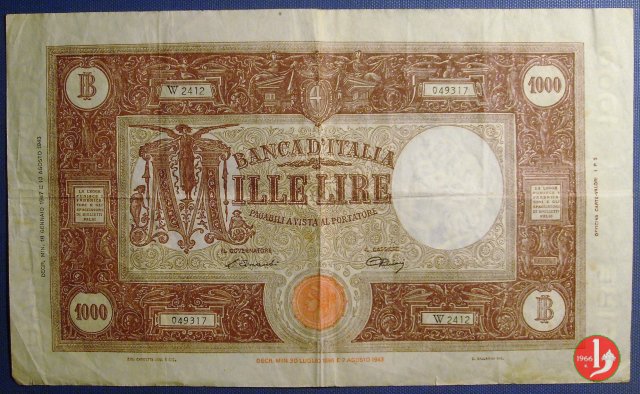 1.000 lire Barbetti 1947