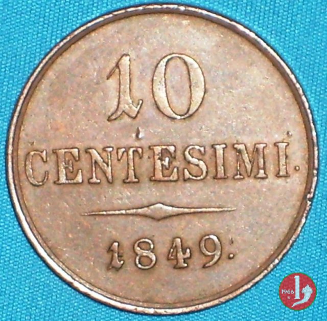 10 centesimi 1849 (Milano)