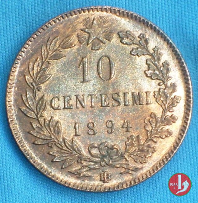 10 centesimi 1894 (Birmingham)