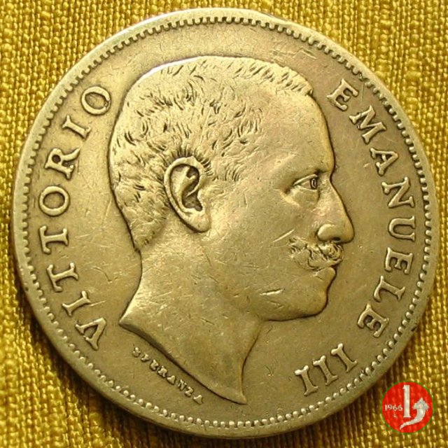 1 lira aquila sabauda 1902 (Roma)