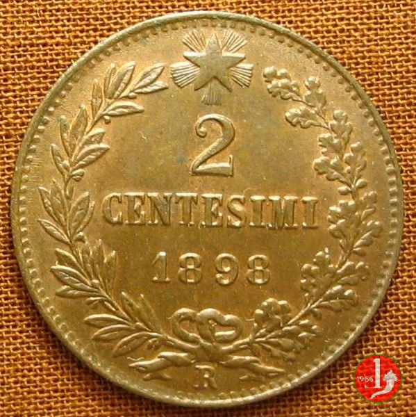 2 centesimi 1898 (Roma)