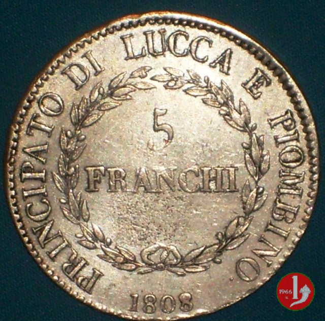 5 franchi 1808 (Firenze)