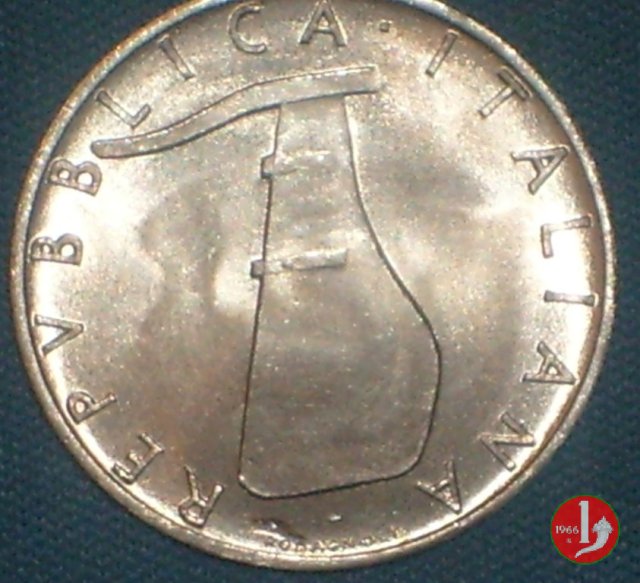 5 lire delfino 1969 (Roma)