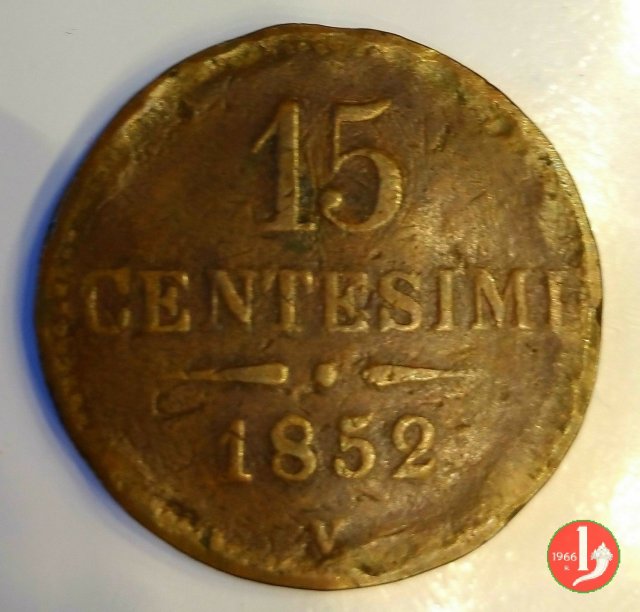 15 centesimi 1852 (Venezia)