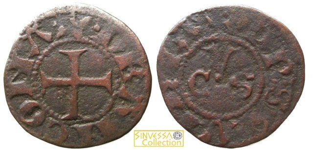 Denaro 3° t. (cavaliere in legenda)  (Ancona)