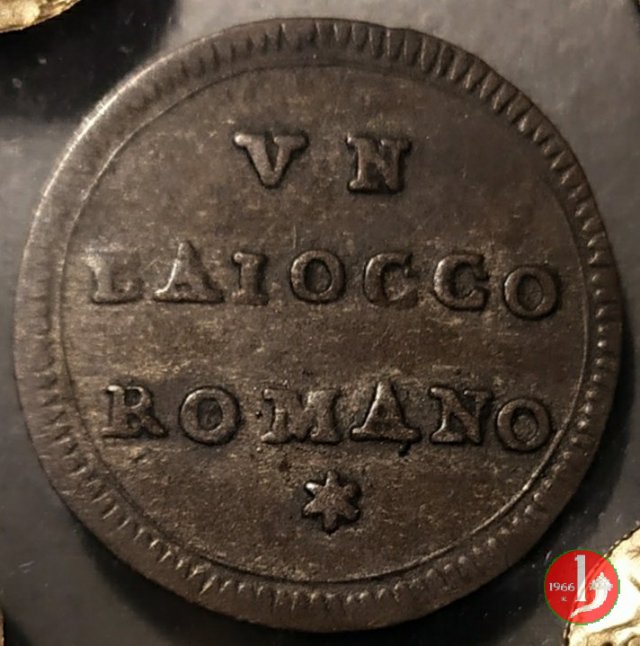 baiocchella o baiocco romano 1783 (Roma)