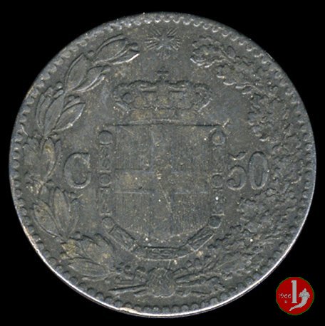 50 centesimi 1889 (Roma)