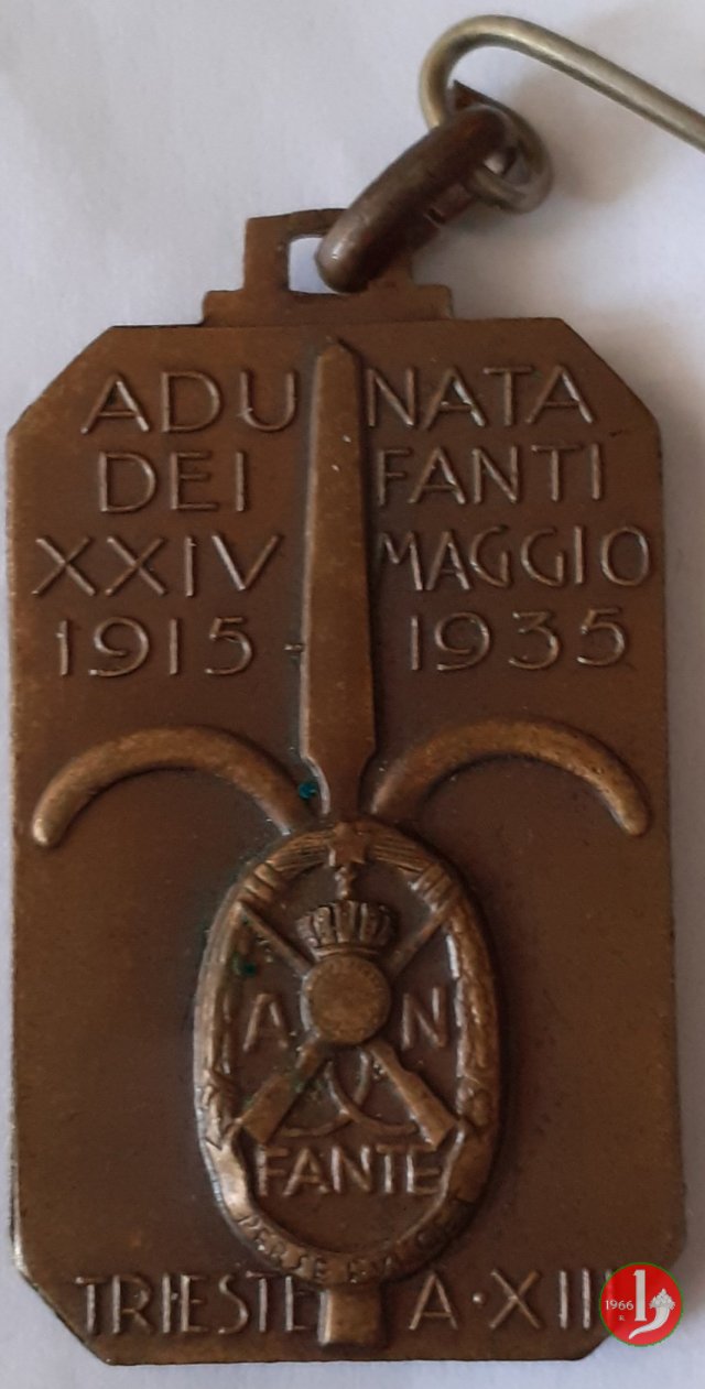 Adunata Assoc. Naz. del Fante Trieste -C46ter 1935