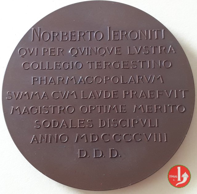 Premio Farmaceutico a Norberto Ieroniti 1908 -Ci122 1908