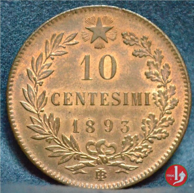 10 centesimi 1893 (Birmingham)