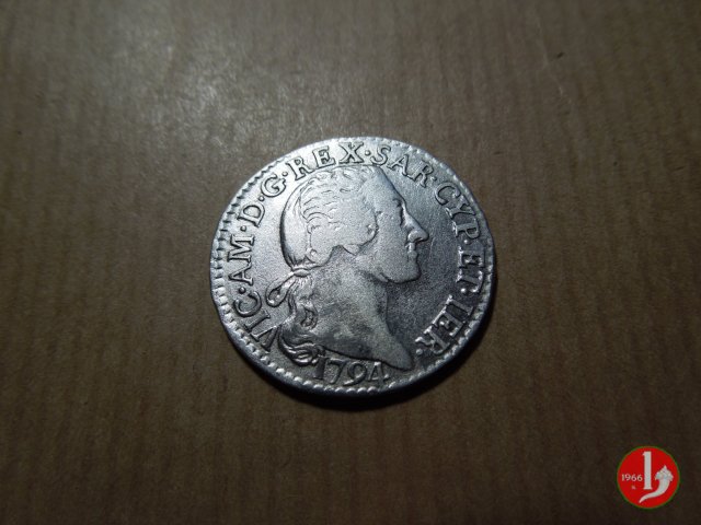 15 soldi 1794 (Torino)