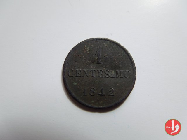 1 centesimo 1842 (Torino)