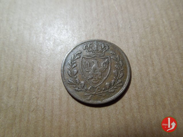 1 centesimo - governo provvisorio di Bologna 1859-1860 (Bologna)