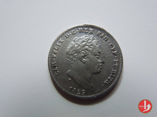 25 centesimi 1829 (Genova)