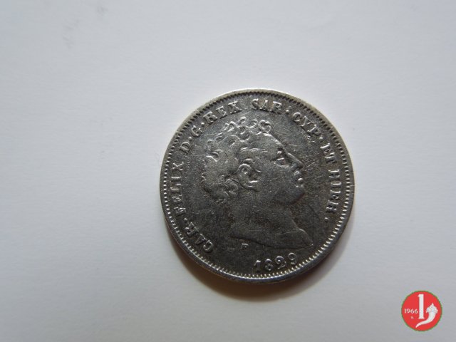 25 centesimi 1829 (Torino)