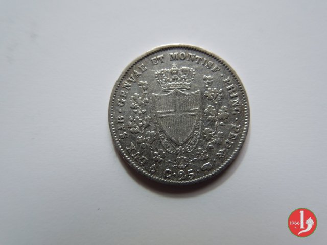 25 centesimi 1829 (Torino)