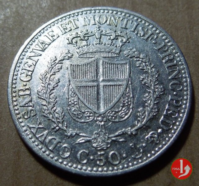 50 centesimi 1826 (Genova)