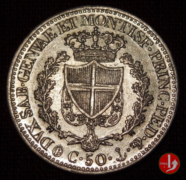 50 centesimi 1826 (Genova)