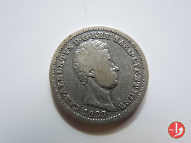 50 centesimi 1833 (Torino)