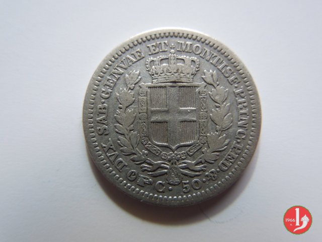 50 centesimi 1833 (Torino)