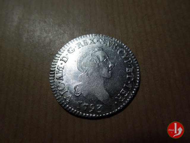 7,6 soldi 1793 (Torino)