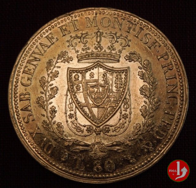 80 lire 1826 (Torino)