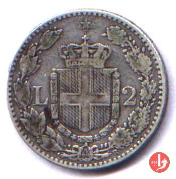 2 lire 1883 (Roma)