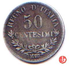 50 centesimi valore 1866 (Milano)