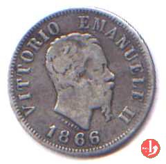 50 centesimi valore 1866 (Milano)