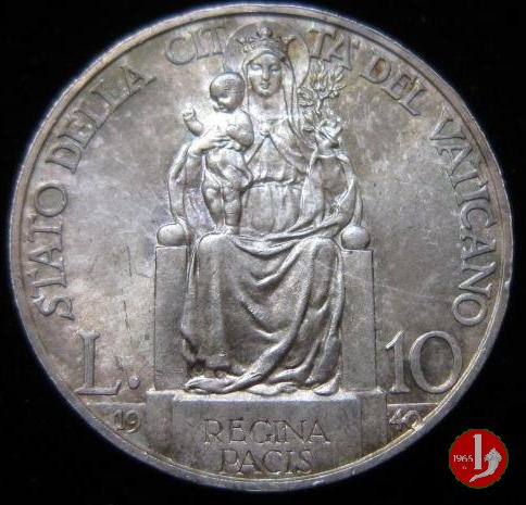 10 Lire I Tipo 1940 (Roma)