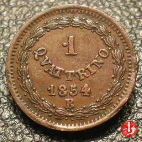 1 quattrino 1854 (Bologna)