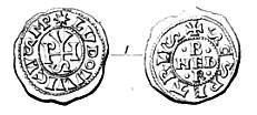 Denaro 855-858 AD (Roma)