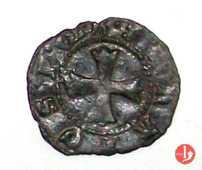 Denaro piccolo con Roma in trono 1200-1400 (Roma)