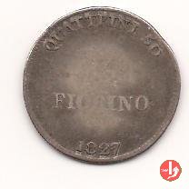 1/2 fiorino (50 quattrini) 1827 (Firenze)