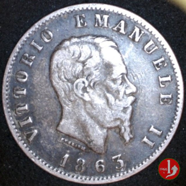 1 lira valore 1863 (Torino)