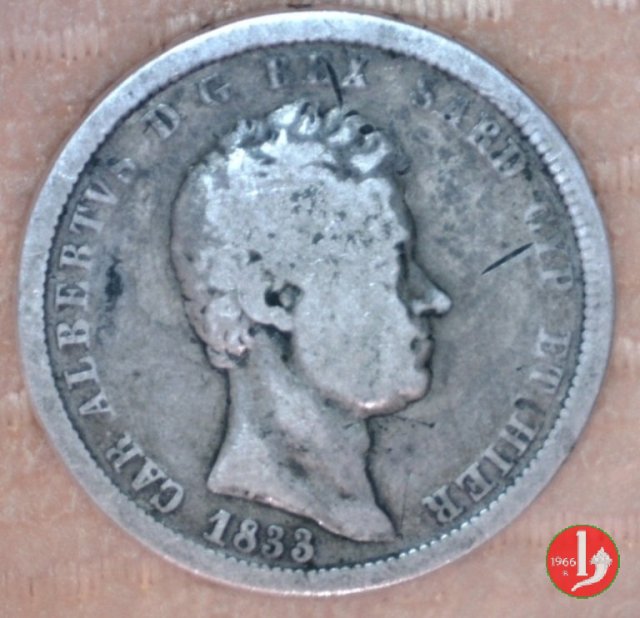 2 lire 1833 (Genova)