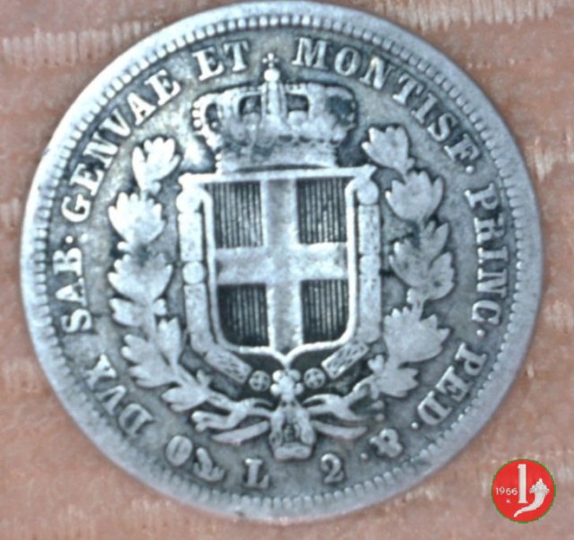 2 lire 1833 (Genova)