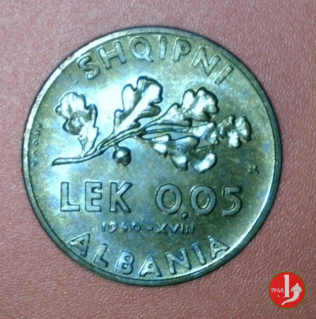 prova 0,05 lek 1940 (Roma)