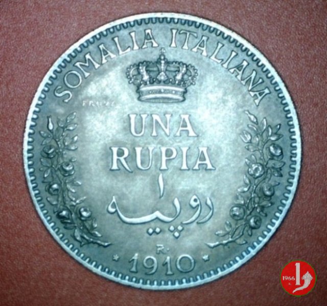 prova 1 rupia 1910 (Roma)