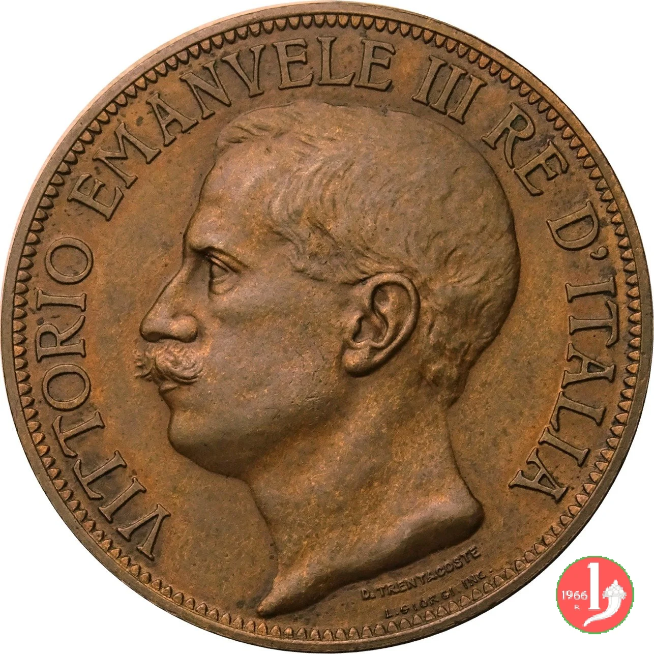 prova 10 centesimi 50&deg; Unit&agrave; d'Italia 1911 (Roma)