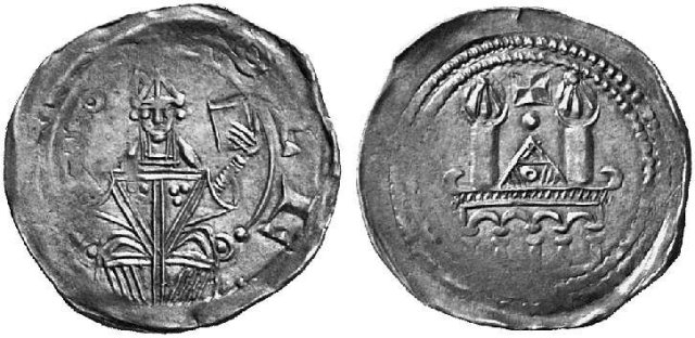 Denaro scodellato 1195 (Aquileia)