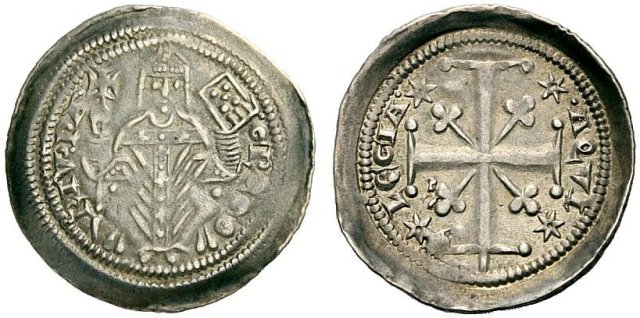 Denaro con croce 1257-1269 (Aquileia)