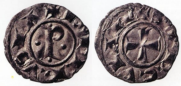 denaro picciolo 1° tipo 1260-1266 (Perugia)