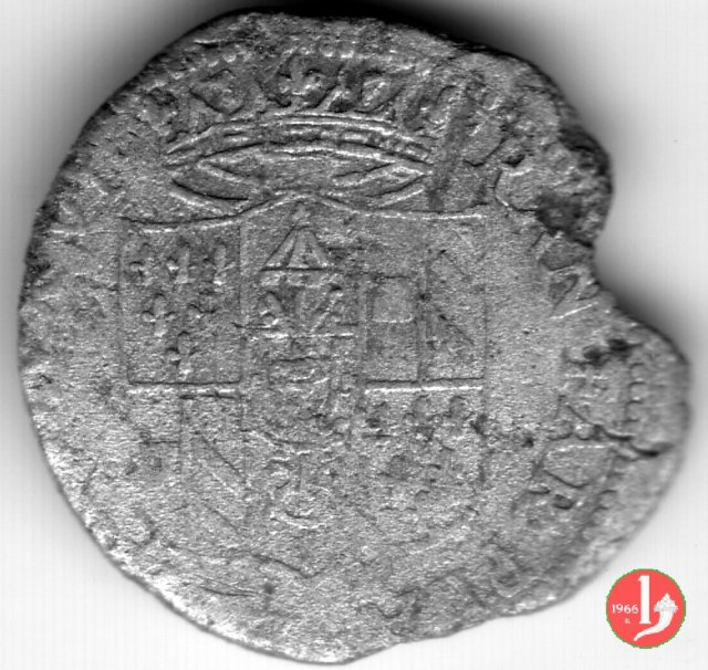 5 soldi o quarto di lira 1673-1677 (Piacenza)