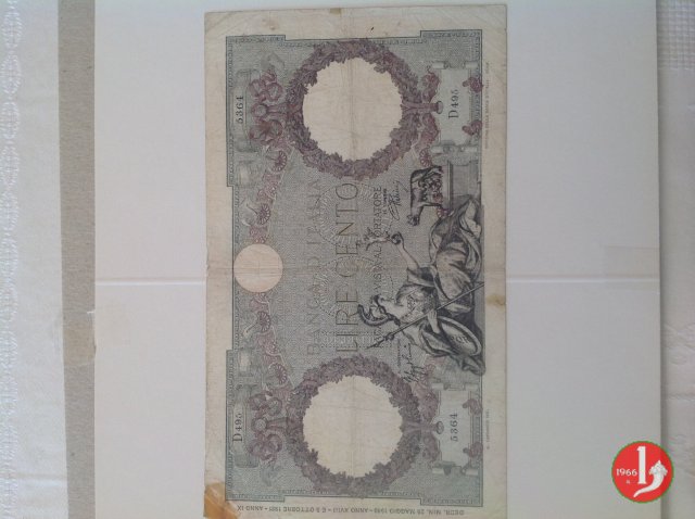 100 Lire Capranesi "Roma" 1940