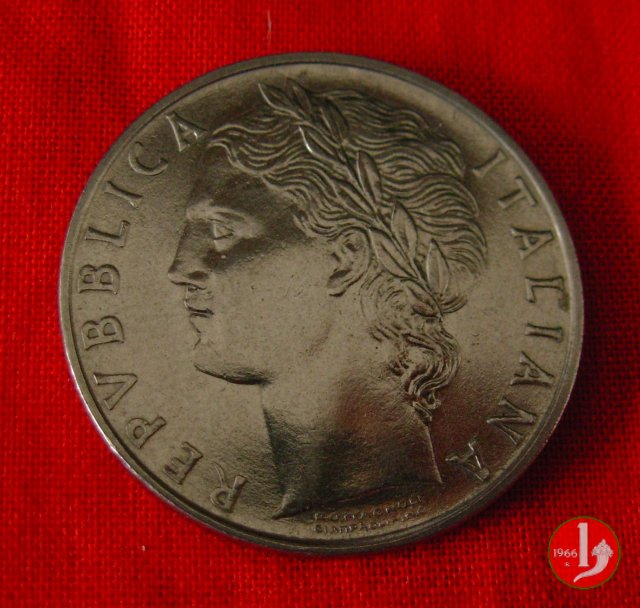 100 lire Minerva 1961 (Roma)