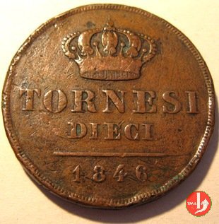 10 Tornesi 1846 (Napoli)