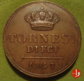 10 Tornesi 1847 (Napoli)